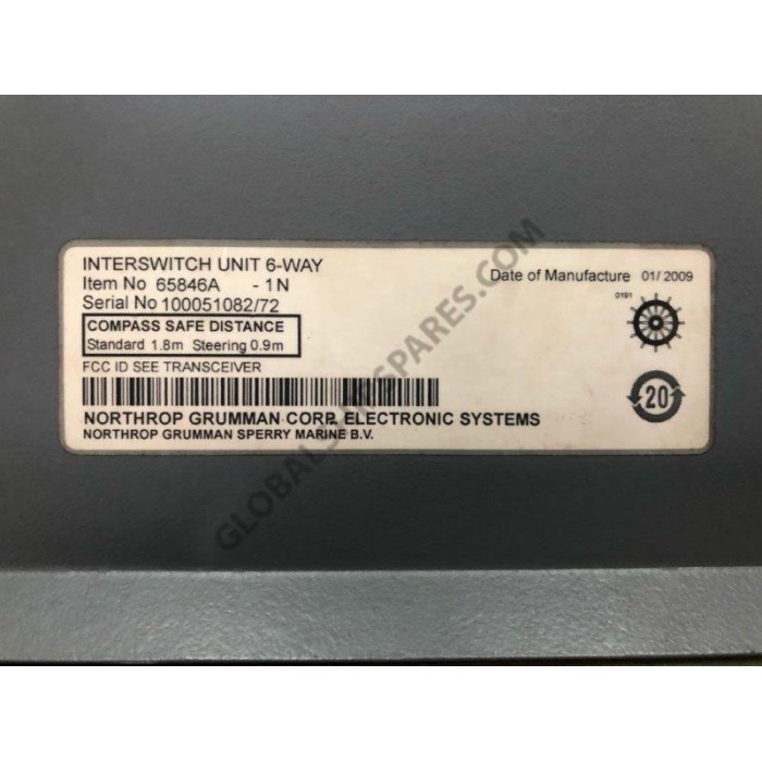 Sperry Marine 6 Way Interswitch Radar